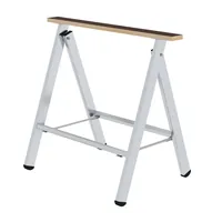 MUNK Günzburger Steigtechnik Arbeitsbock Aluminium klappbar810mm bis 150kg Siebdruck-Oberfläche Produktbild
