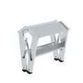 MUNK Günzburger Steigtechnik Stufen-Stehpodest klappbar, beidseitig begehbar, 2x 2 Stufen, Höhe 460mm Produktbild img2 S