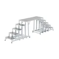 MUNK Günzburger Steigtechnik Modulares Arbeitspodest Grundmodul 2 Stufen, einseitig begehbar, 250mm Produktbild img3 S