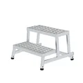 MUNK Günzburger Steigtechnik Modulares Arbeitspodest Grundmodul 2 Stufen, einseitig begehbar, 250mm Produktbild