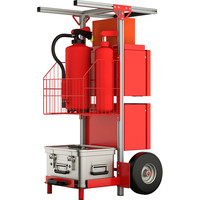 MUNK Günzburger Steigtechnik SafeCaddy® "Brandschutz" mit Beladung Produktbild