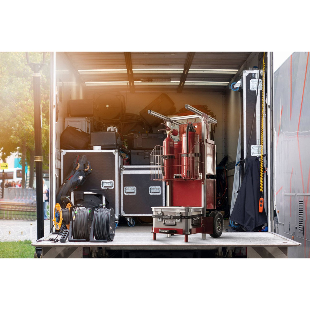 MUNK Günzburger Steigtechnik SafeCaddy® "Brandschutz" mit Beladung Produktbild img7 L