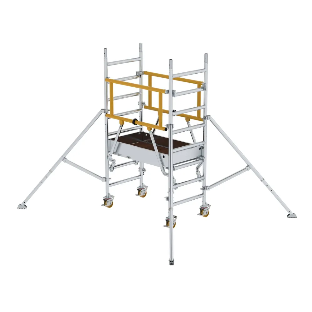 MUNK Günzburger Steigtechnik FlexxTower SG mit vorlaufendem Geländer Plattformhöhe 3,10 m Produktbild img4 L