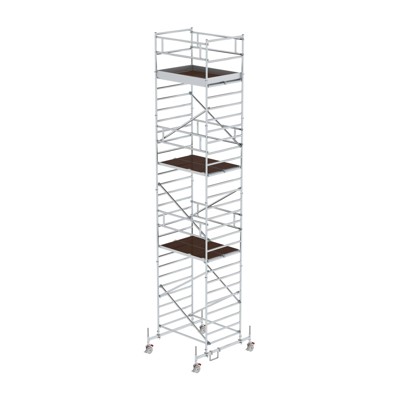 Produktbild von MUNK Günzburger Steigtechnik - Rollgerüst Aluminium 1,35 x 1,80 x 7,45m mit Fah