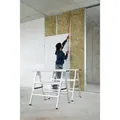 MUNK Günzburger Steigtechnik Arbeitsbock Aluminium klappbar810mm bis 150kg Spreizsicherung Produktbild img2 S