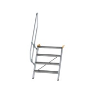 Produktbild von MUNK Günzburger Steigtechnik - Alutreppe 4 Stufen, 60°, Breite 800mm, einseitig
