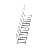 Produktbild von MUNK Günzburger Steigtechnik - Alutreppe 13 Stufen, 45°, Breite 800mm, einseiti