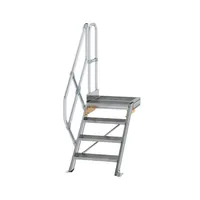 Produktbild von MUNK Günzburger Steigtechnik - Alutreppe 4 Stufen, 45°, Breite 600mm, einseitig
