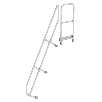 Produktbild von MUNK Günzburger Steigtechnik - Handlauf Aluminium für Treppe 60° mit Plattform 