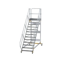 Produktbild von MUNK Günzburger Steigtechnik - Aluminium-Plattformtreppe fahrbar 45°, 1000mm br