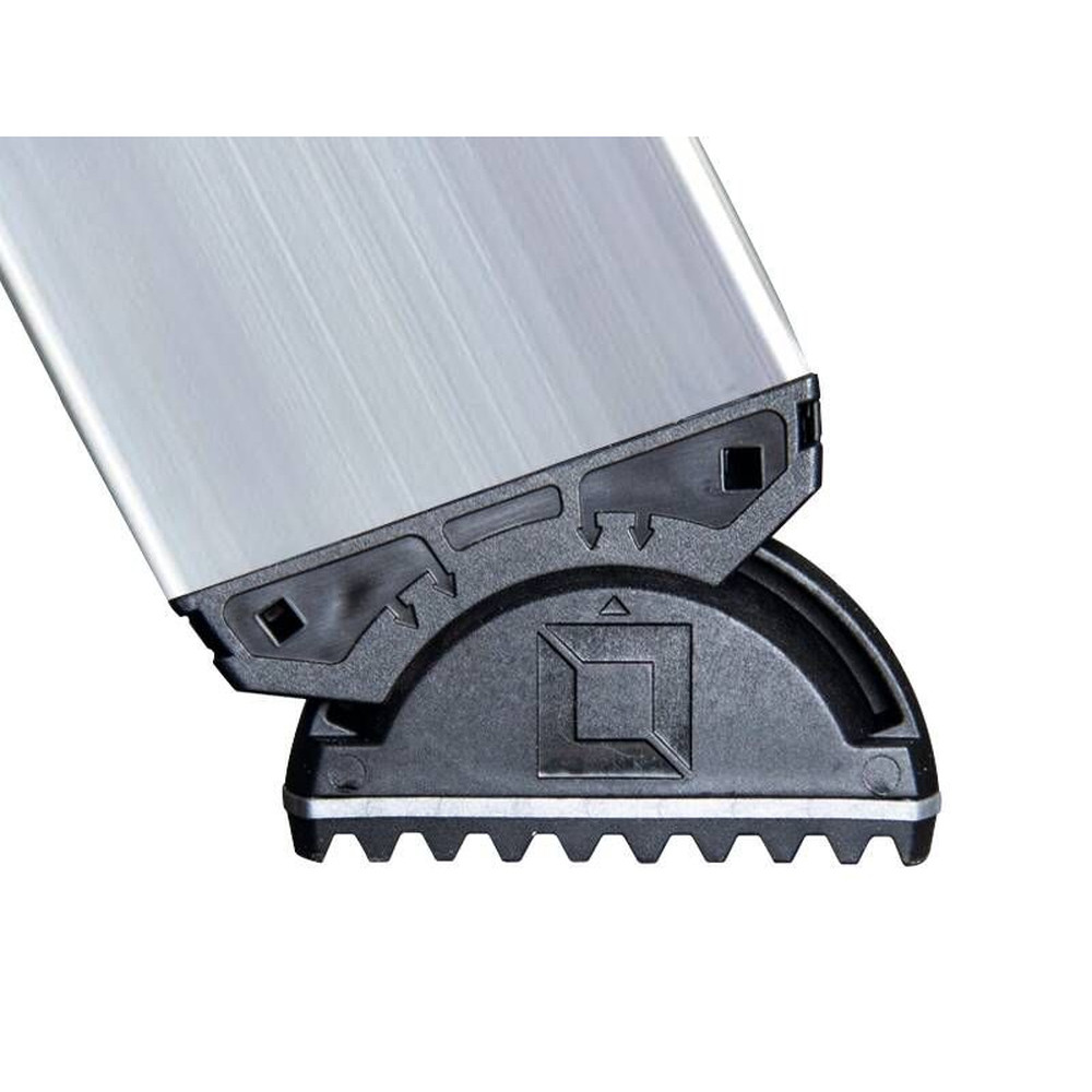 MUNK Günzburger Steigtechnik Stehleiter 2x14 Sprossen, Aluminium, beidseitig begehbar, H 4070mm, B 760mm Produktbild img4 L