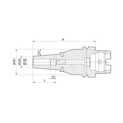 Produktbild von HAIMER® - Schrumpffutter DIN 69863 A-63 SL 20,0x75,0mm