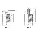 Produktbild von HALDER - Gummi-Anschlagpuffer, zylindrisch/mit Innengewinde | d1=100 mm / l1=60