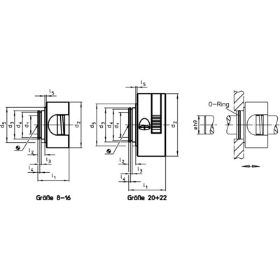 Produktbild von HALDER - Stellringe, mit Schnellverstellung | d1=16 mm | 25071.0016