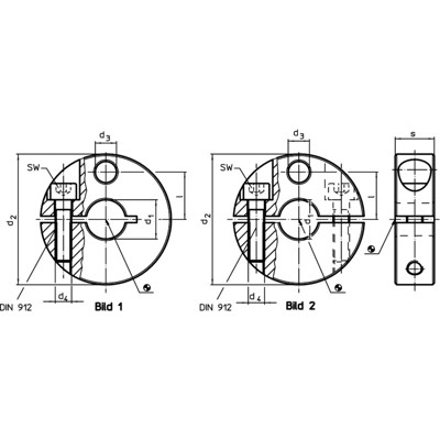 Produktbild von HALDER - Stellringe, mit Initiatoraufnahme/geschlitzt | d1=10 mm | 25070.0010