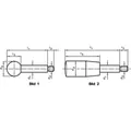 Produktbild von HALDER - Griffstangen/mit Zylindergriff | d1=14 mm / l1=125 mm / Stahl | 24350.