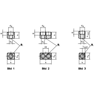 Produktbild von HALDER - Mitnehmersteine, DIN 2079/für Spindelköpfe Nr. 60, Form B | Spindelkop