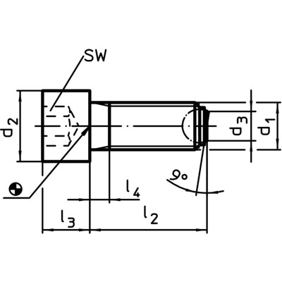 Produktbild von HALDER - Kugeldruckschrauben, mit Kopf, abgeflachte Kugel/Auflagefläche plan | 