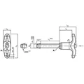 Produktbild von HALDER - Kugelsperrbolzen, selbstsichernd, mit T-Griff | d1=6 mm / l1=40 mm / R