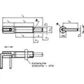 Produktbild von HALDER - Rastriegel, einfache Ausführung | d1=6 mm / d2=M10 | 22121.0115