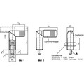 Produktbild von HALDER - Rastriegel/ohne Kunststoffkappe | d1=8 mm / d2=M12&nbsp;x&nbsp;1,5 / Rostfreier 