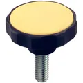 Produktbild von HALDER - Sterngriffschrauben, Kunststoff | d1=62 mm / d2=M10 / l=28 mm / gelb |