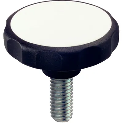 Produktbild von HALDER - Sterngriffschrauben, Kunststoff | d1=50 mm / d2=M8 / l=18 mm / weiß |