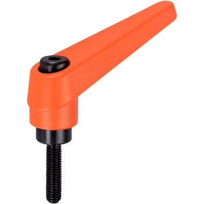 Produktbild von HALDER - Verstellbare Klemmhebel, mit Schraube | d1=25 mm / d2=M12 / l1=40 mm /