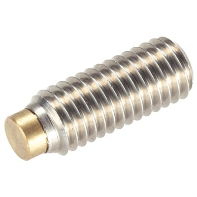 Produktbild von HALDER - Druckschrauben, mit Messingbolzen | d1=M6 / l1=17,5 mm / Rostfreier St