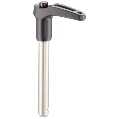 Produktbild von HALDER - Kugelsperrbolzen, selbstsichernd, mit L-Griff | d1=10 mm / l1=90 mm / 