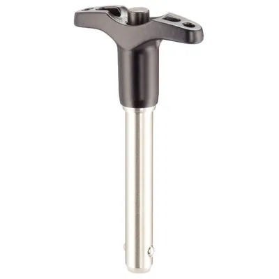 Produktbild von HALDER - Kugelsperrbolzen, selbstsichernd, mit T-Griff | d1=6 mm / l1=40 mm / R