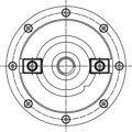 Produktbild von HALDER - Mitnehmersteine, DIN 2079/für Spindelköpfe Nr. 60, Form B | Spindelkop