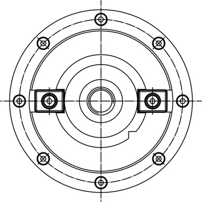 Produktbild von HALDER - Mitnehmersteine, DIN 2079/für Spindelköpfe Nr. 60, Form B | Spindelkop