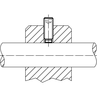 Produktbild von HALDER - Druckschrauben, mit Messingbolzen | d1=M12 / l1=22,5 mm / Vergütungsst