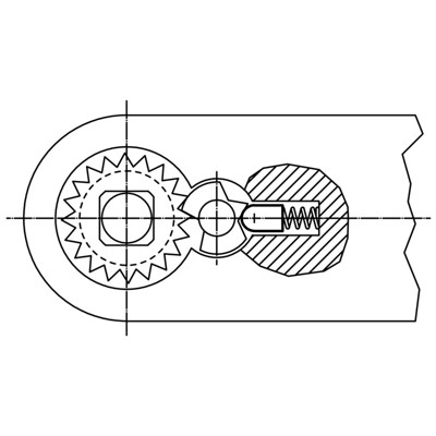 Produktbild von HALDER - Federhülse/Hülse aus rostfreiem Stahl, abgerundet, mit Bund | d1=3 mm 