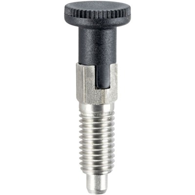 Produktbild von HALDER - Rastbolzen, einfache Ausführung/mit Knopf und Arretierung | d1=4 mm / 