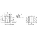 Produktbild von HALDER - Positionierbuchsen, mit Bund, DIN 172 A | d1=7,5 mm / l1=16 mm | 23112