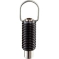 Produktbild von HALDER - Rastbolzen, mit Zugring/ohne Arretierung | d1=10 mm / d2=M16 / Stahl |