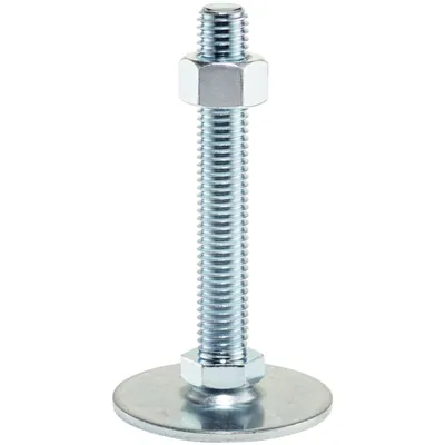 Produktbild von HALDER - Stellfüße/mit Schraube | d1=80 mm / d2=M10 / l1=50 mm / Stahl | 22593.