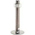 Produktbild von HALDER - Stellfüße/mit Schraube | d1=40 mm / d2=M16 / l1=125 mm / Rostfreier St