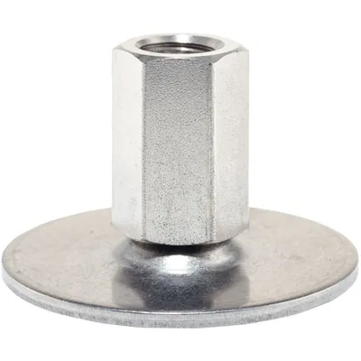 Produktbild von HALDER - Stellfüße/mit Innengewinde | d1=50 mm / d2=M16 / l1=37 mm / Rostfreier