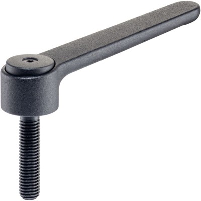 Produktbild von HALDER - Verstellbare Flachspannhebel, mit Schraube | d1=40 mm / d2=M12 / l1=80
