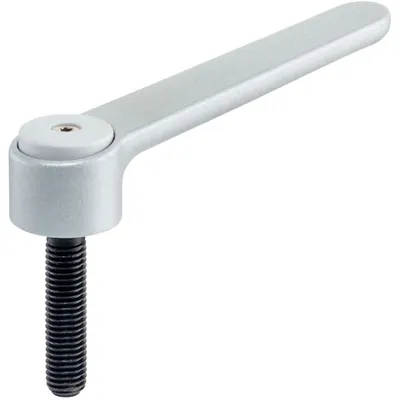 Produktbild von HALDER - Verstellbare Flachspannhebel, mit Schraube | d1=40 mm / d2=M16 / l1=50