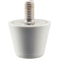Produktbild von HALDER - Silikon-Anschlagpuffer, Kegelstumpfform/mit Schraube | d1=19 mm / d2=M