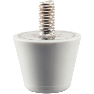 Produktbild von HALDER - Silikon-Anschlagpuffer, Kegelstumpfform/mit Schraube | d1=19 mm / d2=M