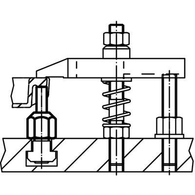Produktbild von HALDER - Auflagebolzen, Stiftform/mit Innengewinde | l1=40 mm / d1=M8 / d2=4 mm