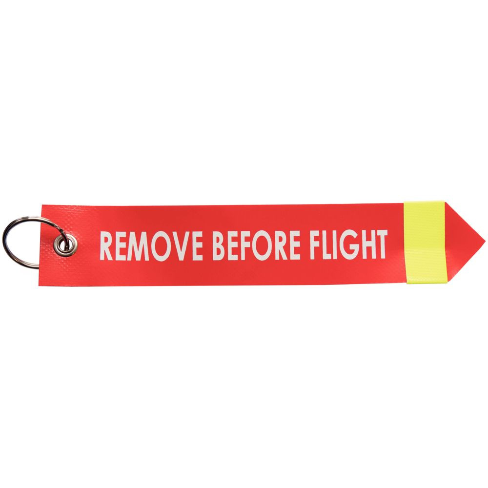 HALDER Warnfahnen, mit Schriftzug "Remove Before Flight", mit Reflektor | 4217.B001 Produktbild img1 L