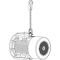 Produktbild von HALDER - Gewindetragbolzen, selbstsichernd, mit drehbarem Schäkel - INCH | d1=1