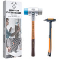 HALDER Aktionsbox "Dreamteam Fliesen legen", SIMPLEX-Schonhammer, TPE-soft / TPE-mid und PICARD Fliesenlegerhammer | 3113s002 Produktbild