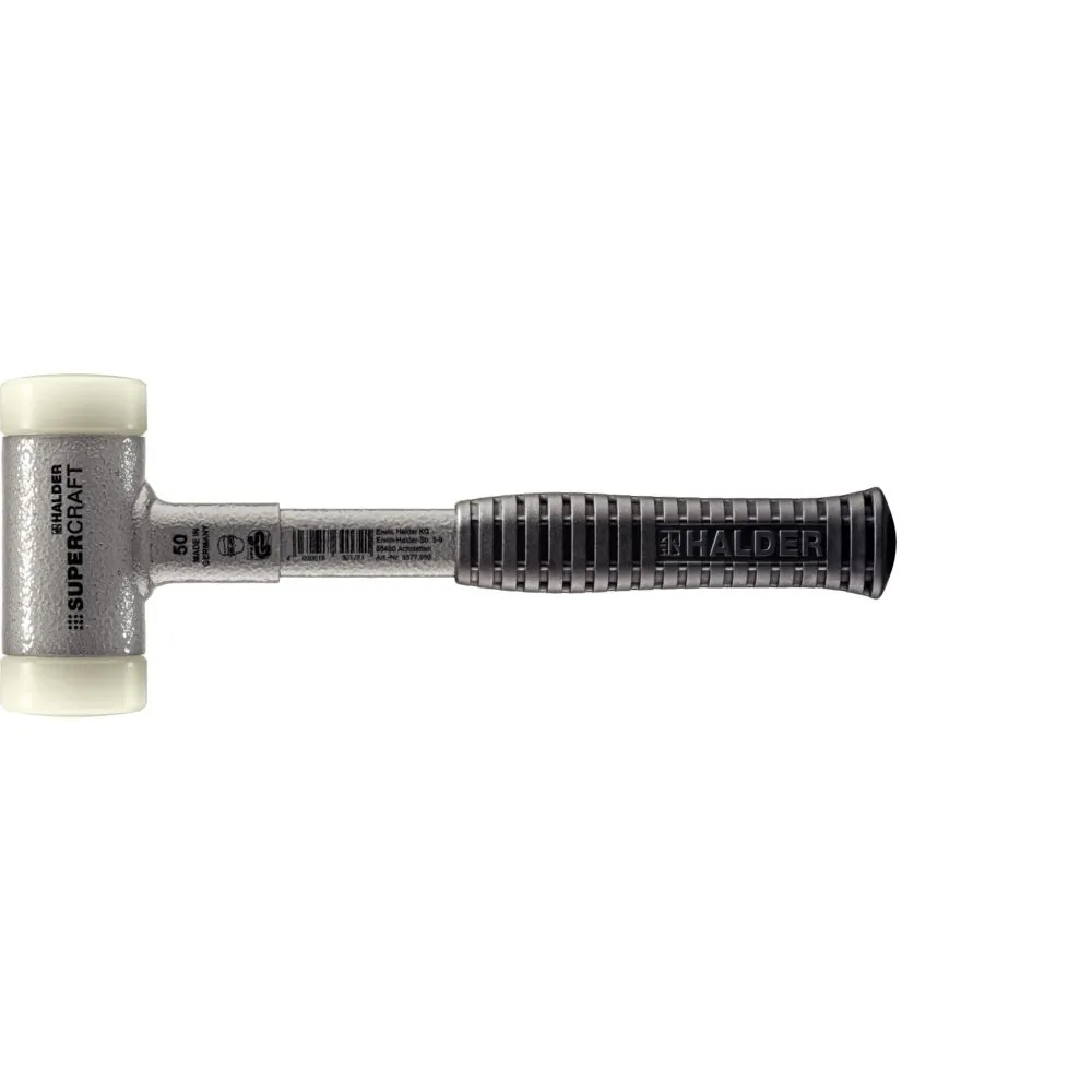 HALDER Schonhammer Supercraft, Nylon, hart, rückschlagfrei, Stahlrohrstiel Produktbild img1 L